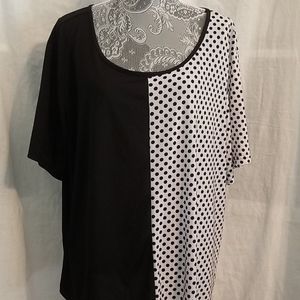 Shein curve plus size blouse.